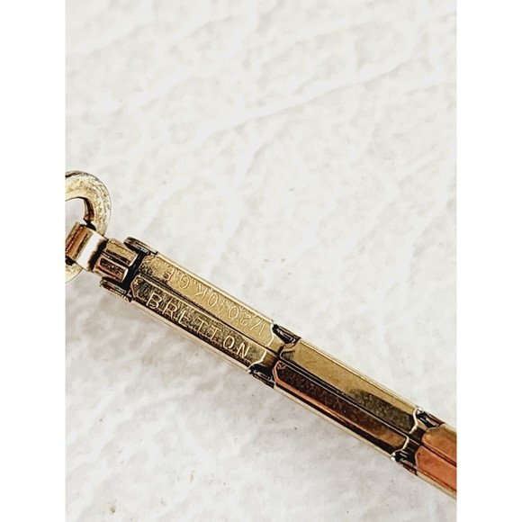 Ladies 1/20 10k GF Bratton Vintage Watch Stretch Band 5.5\